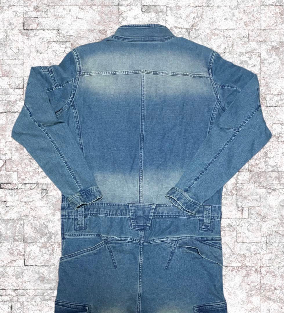 【新品・未使用】寅壱　TORAICHI　デニムツナギ　メンズ　作業着　M