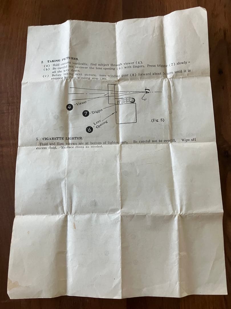 Camera Lite 鈴木光学ライター型カメラ