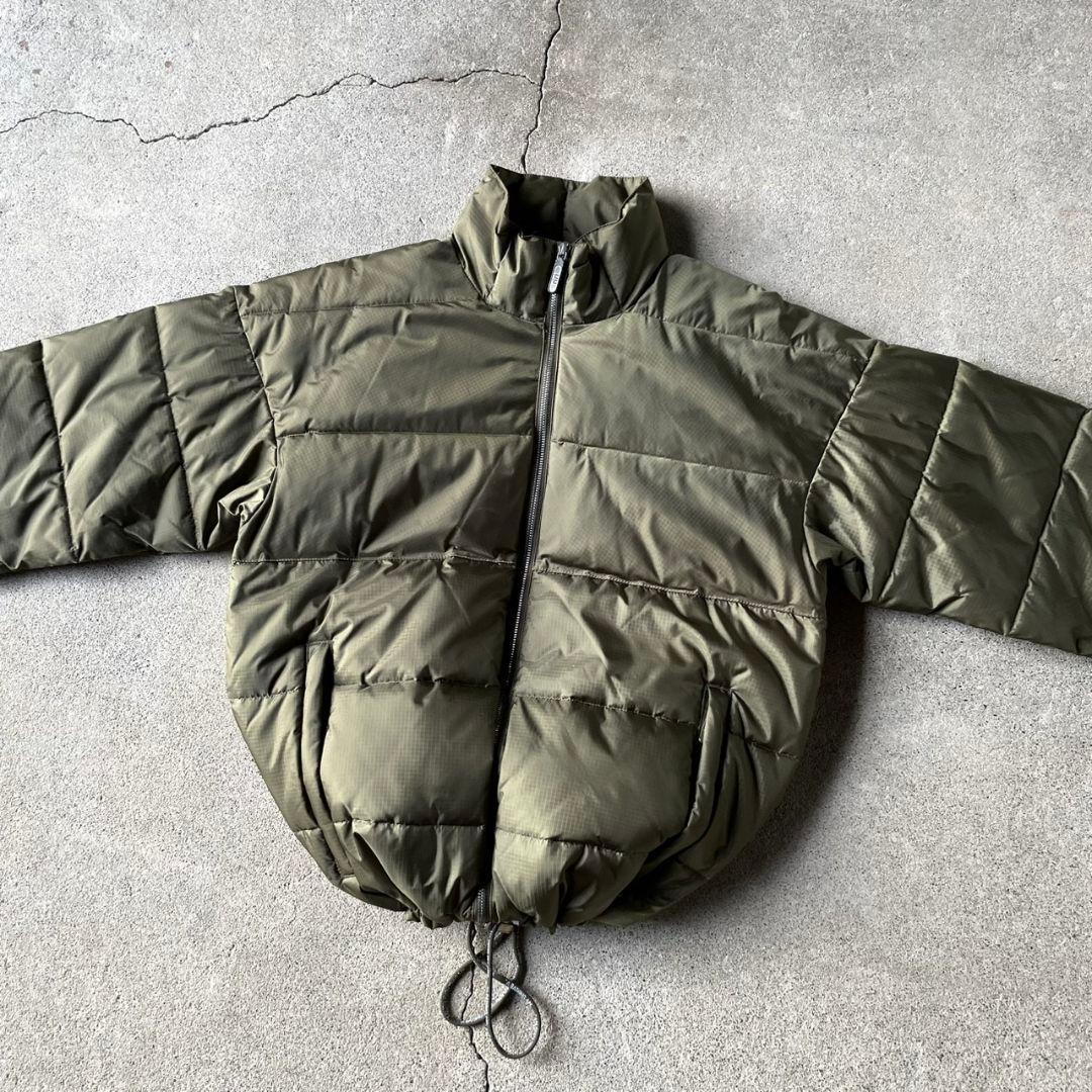 ジャケット・アウター 00s A BATHING APE puffer jacket khaki