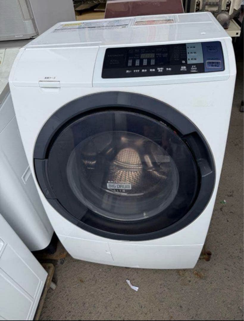 2018年式 10kg/6kg HITACHIドラム式洗濯機BD-SG100BL