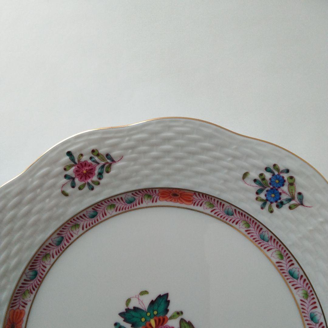 ヘレンド　アポニーフラワー　デザートプレート　2枚セット 19cm