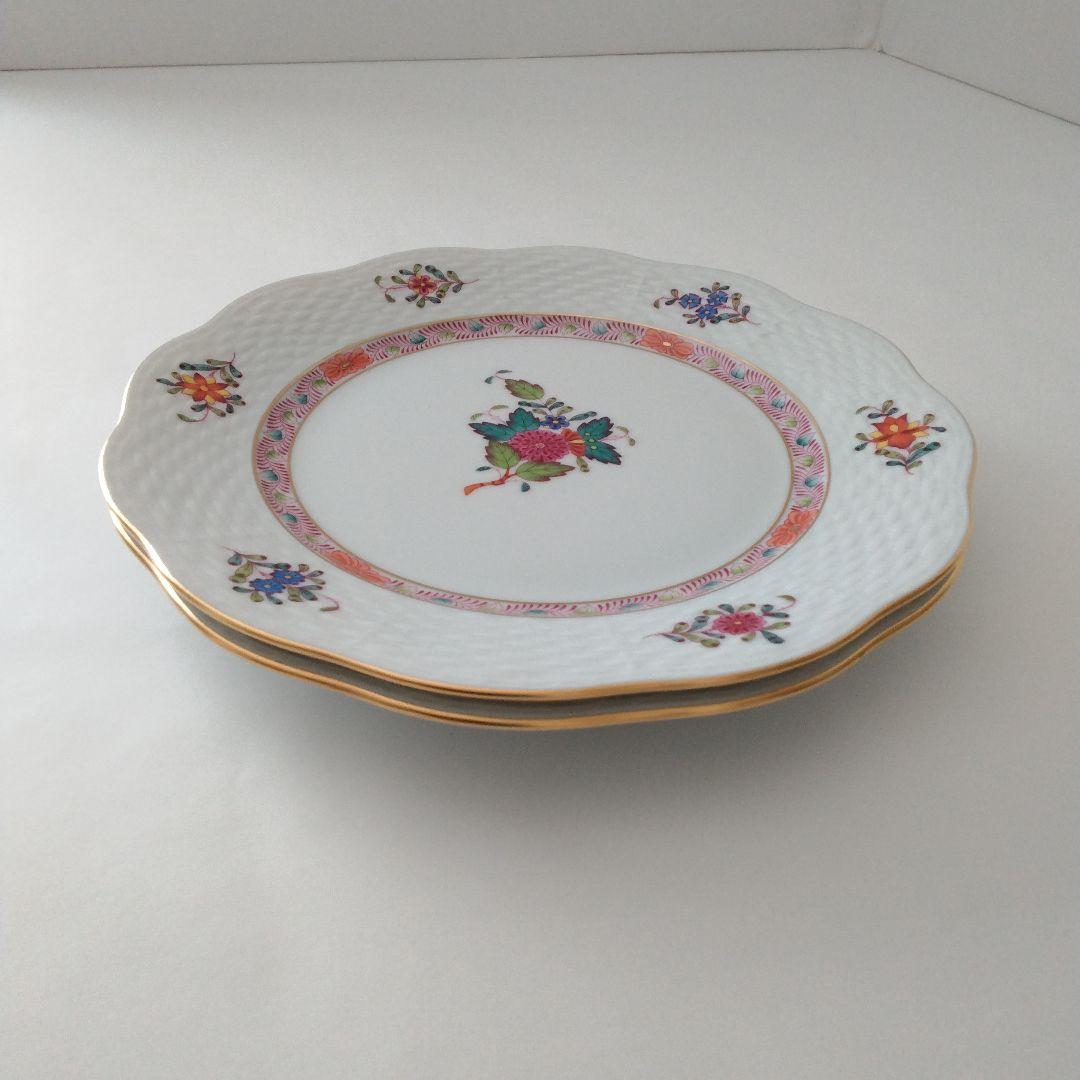 ヘレンド　アポニーフラワー　デザートプレート　2枚セット 19cm