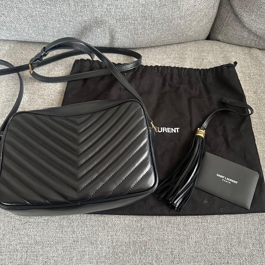 SAINT LAURENT ショルダーバッグ カメラバッグ 黒 YSL