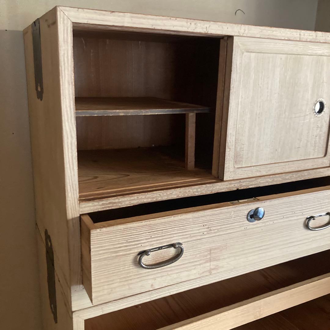 和風木製タンス 桐箪笥 桐ダンス 桐タンス レトロ アンティーク家具 昭和レトロ