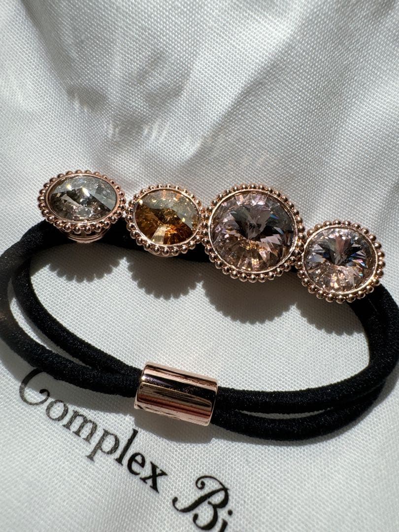 Complex Biz レディアリーストーン ポニー(ペールピンク)