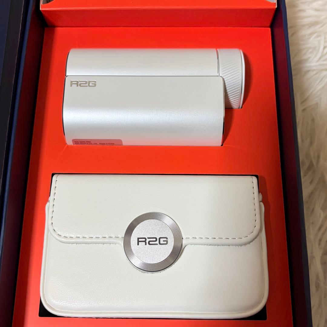 【新品】R2G MATE PRO ゴルフ用レーザー距離計 ホワイト 説明書なし