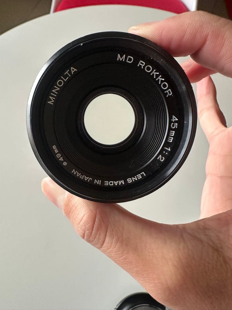 良品　ミノルタ Minolta MD Rokkor 45mm F2 レンズ