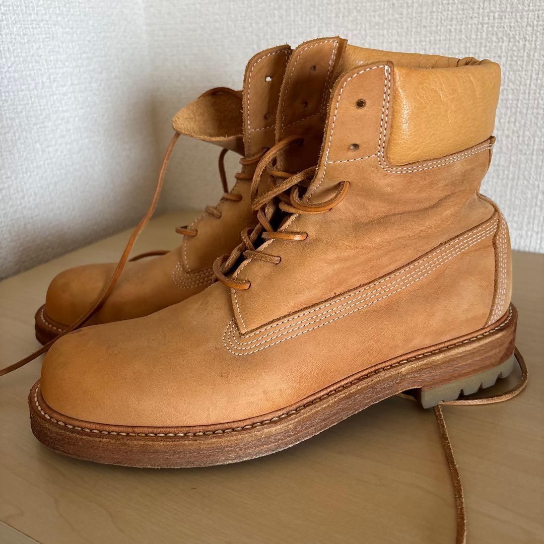 ヌメ革　レザー ハイカットブーツ　エンダースキーマ