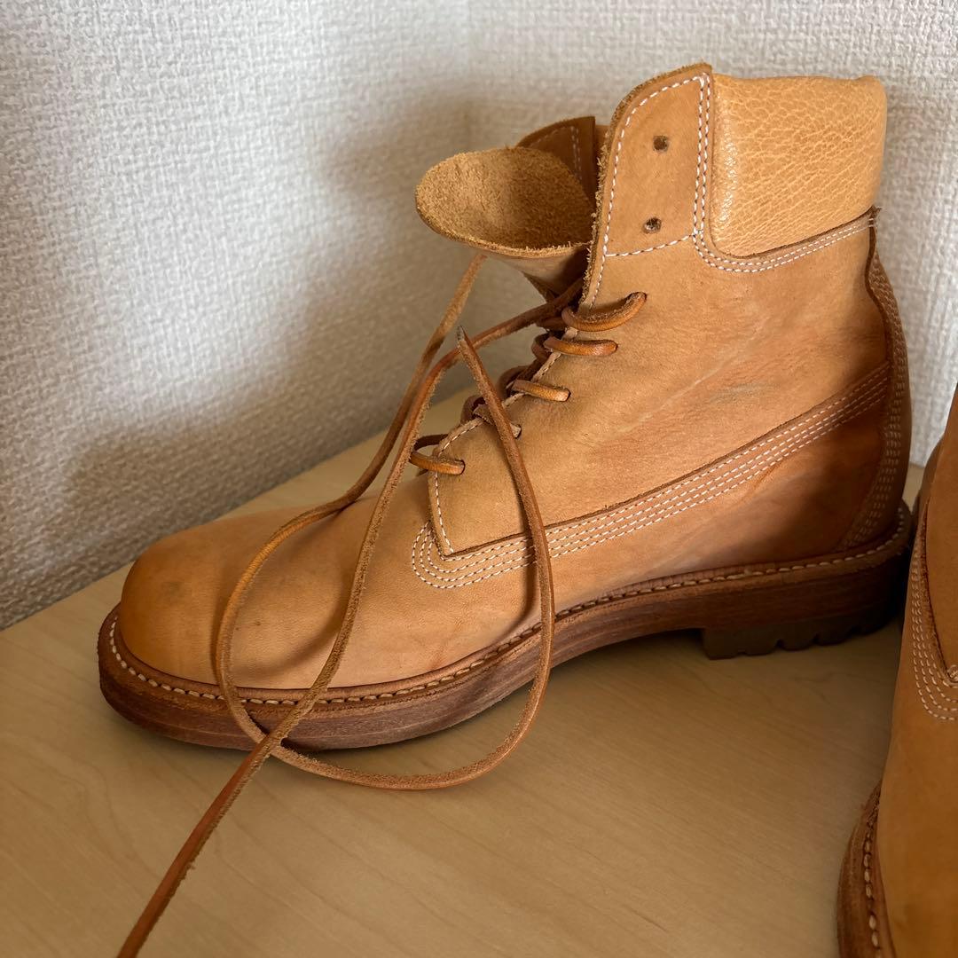 ヌメ革　レザー ハイカットブーツ　エンダースキーマ