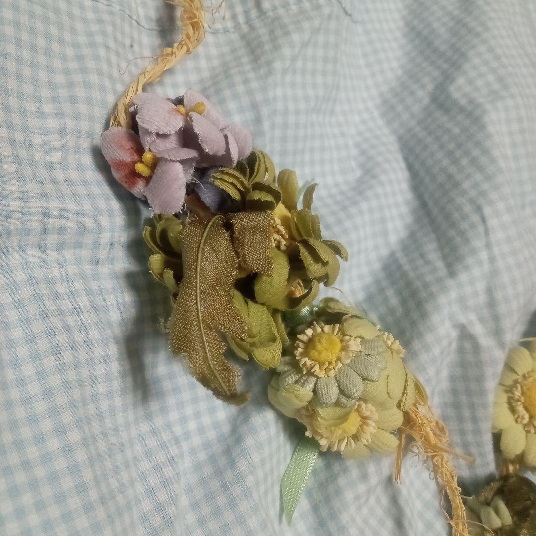 ワンダフルワールド　雛菊とすみれコサージュベルト