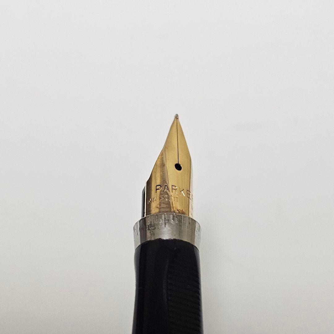 Parker パーカー 75 格子柄 ゴールド 14K 超音波洗浄済み