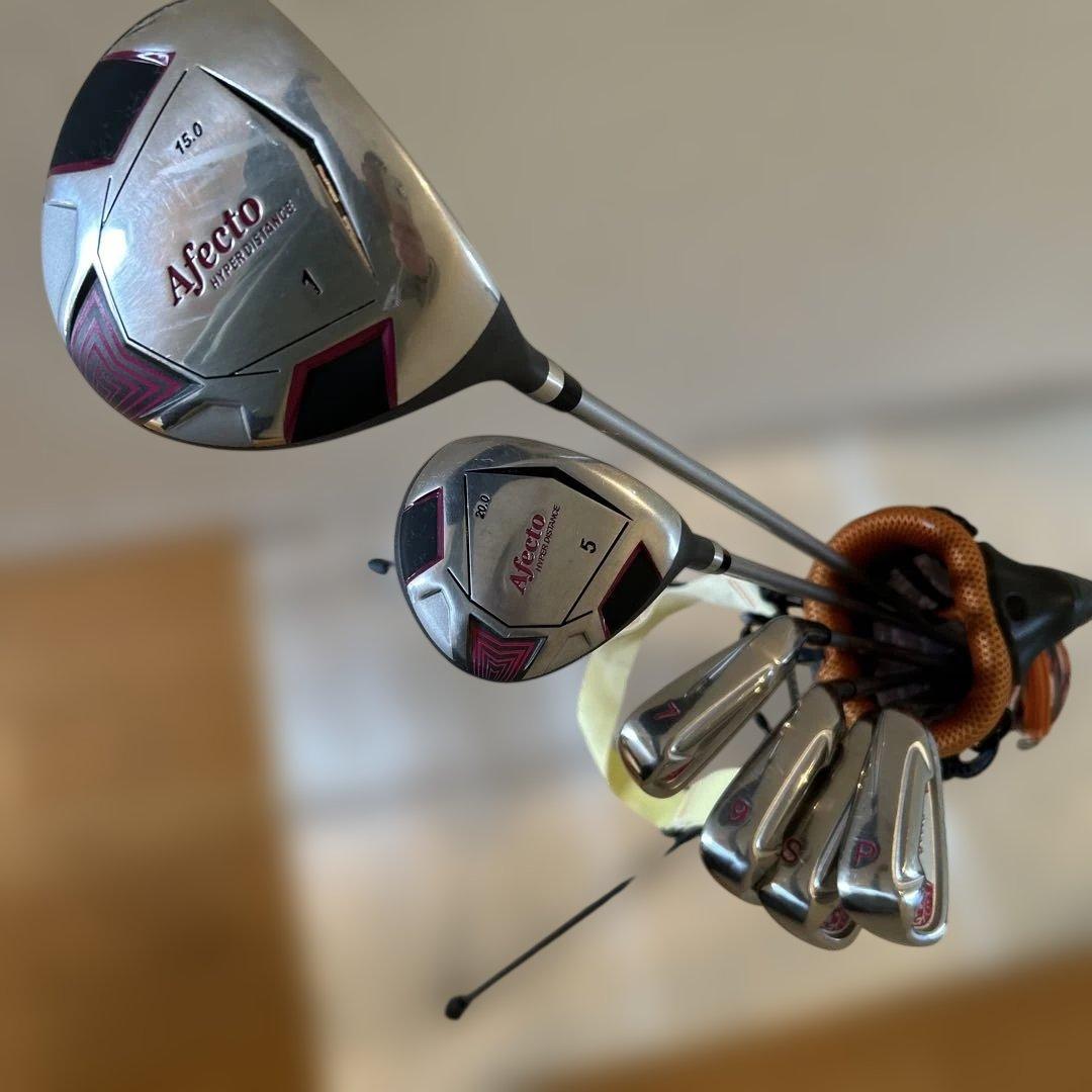 【美品】Afecto レディース クラブセット ウッド・アイアン