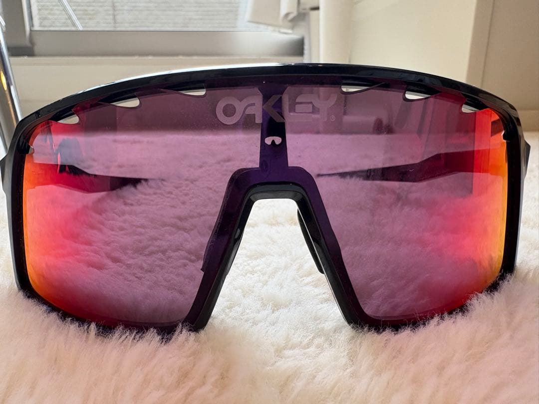 Oakley サングラス ケース付き　自転車OO9406A-1137 ピンク