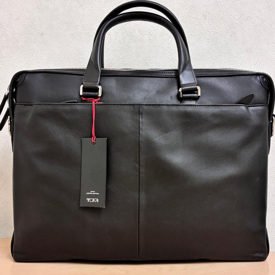 【極美未使用品✨】 TUMI レザー ブリーフケース 2415D2E タグ付