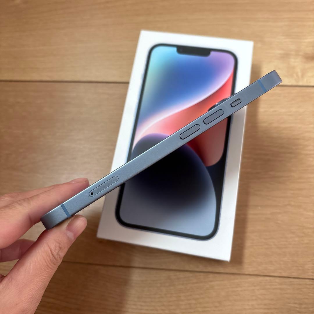 【美品】iPhone 14 ブルー 128GB SIMフリー