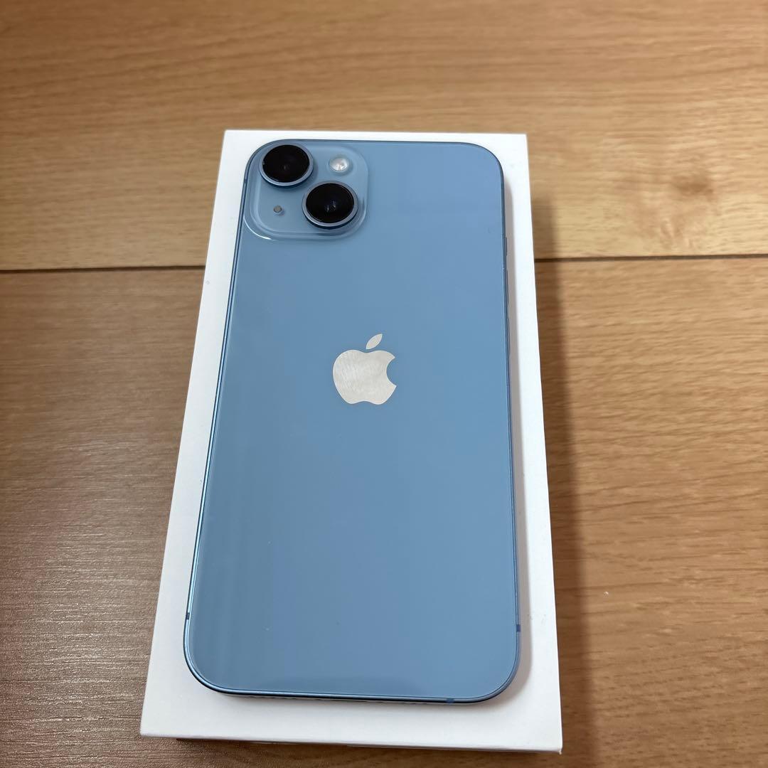 【美品】iPhone 14 ブルー 128GB SIMフリー