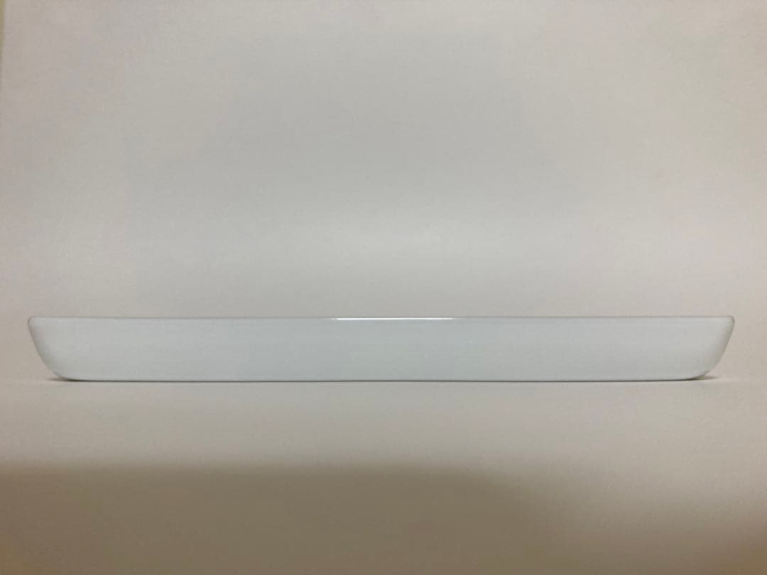 エルメスHERMESシェーヌダンクルプラチナ　長方形皿スクエアプレート陶器トレイ