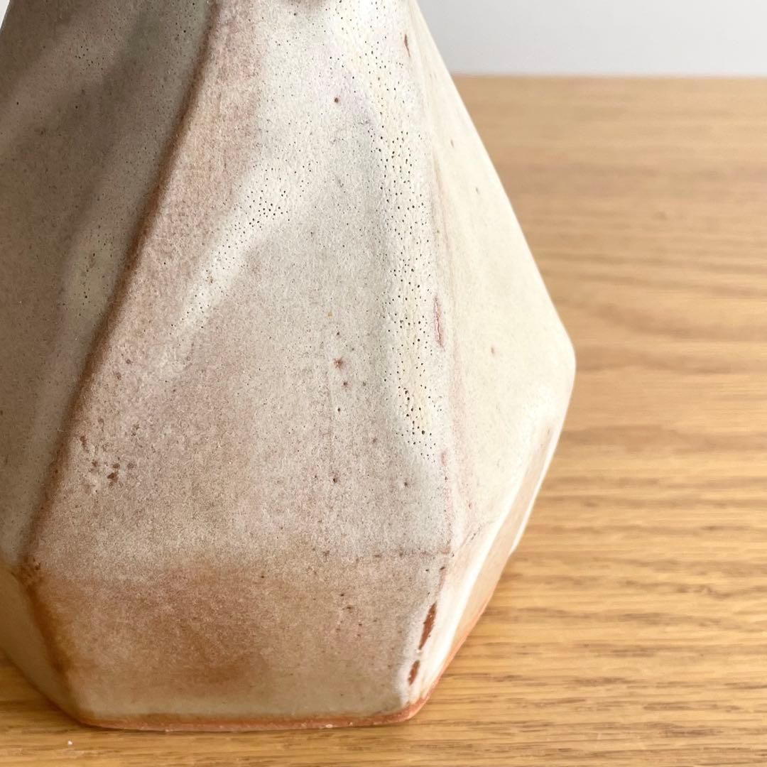 ビンテージVASE フラワーベース 面取 一輪挿し 花瓶 フラワーベース 北欧