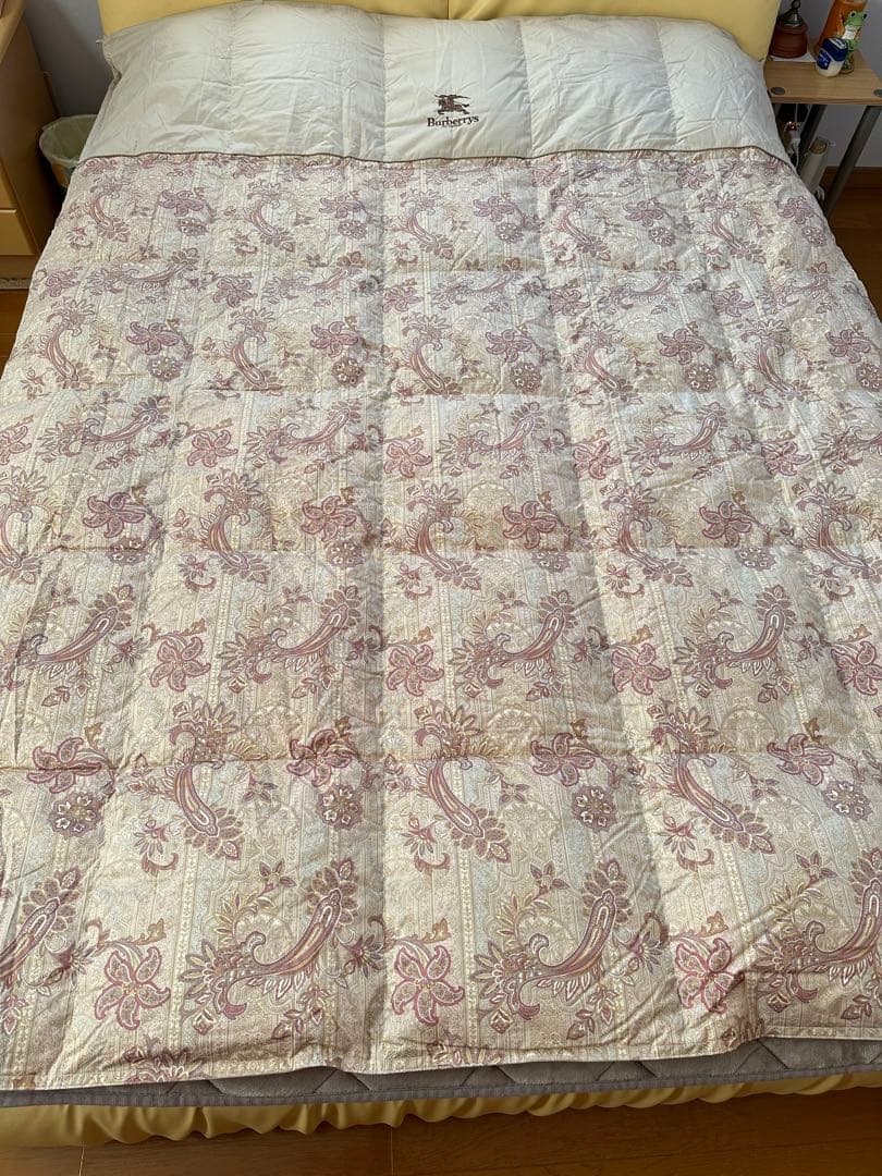 新品　バーバリー　羽毛布団　ダウン70%　西川日本製