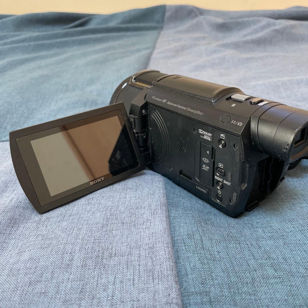 SONY FDR-AX60 レンズ保護フィルター+バッテリー2個