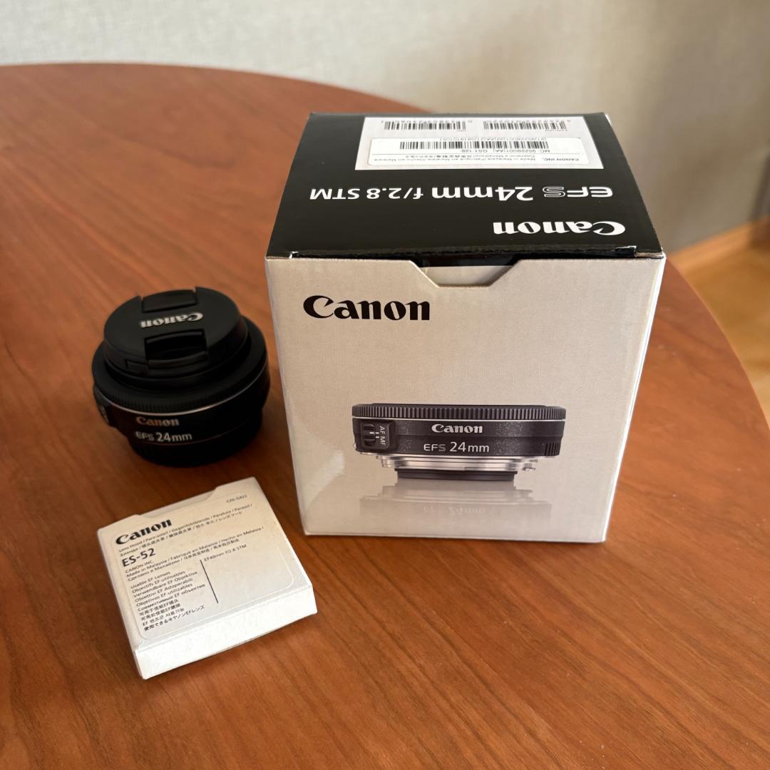 【新品同様】EF-S24mm F2.8 STM APS-C用 ブラック