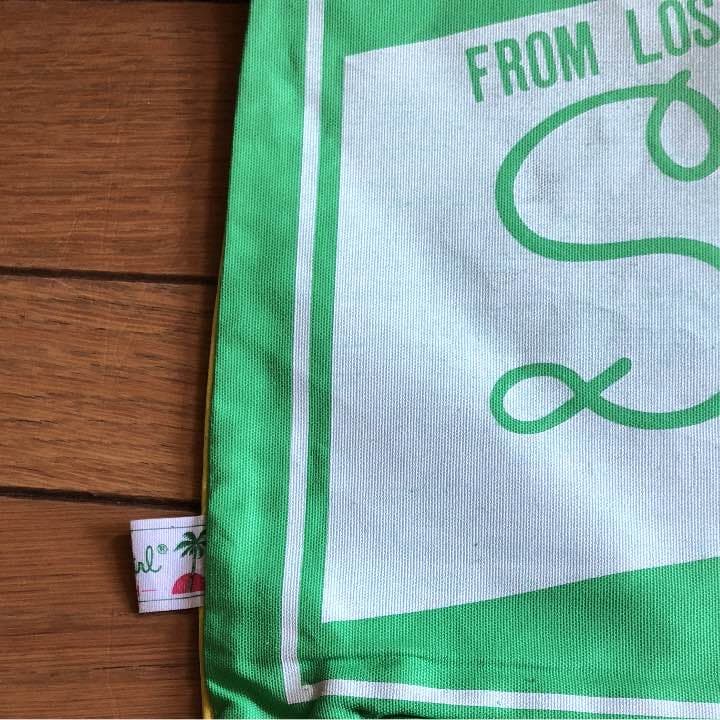 サーファーガール撃レア ビンテージ クッション•座布団カバー 新品未使用