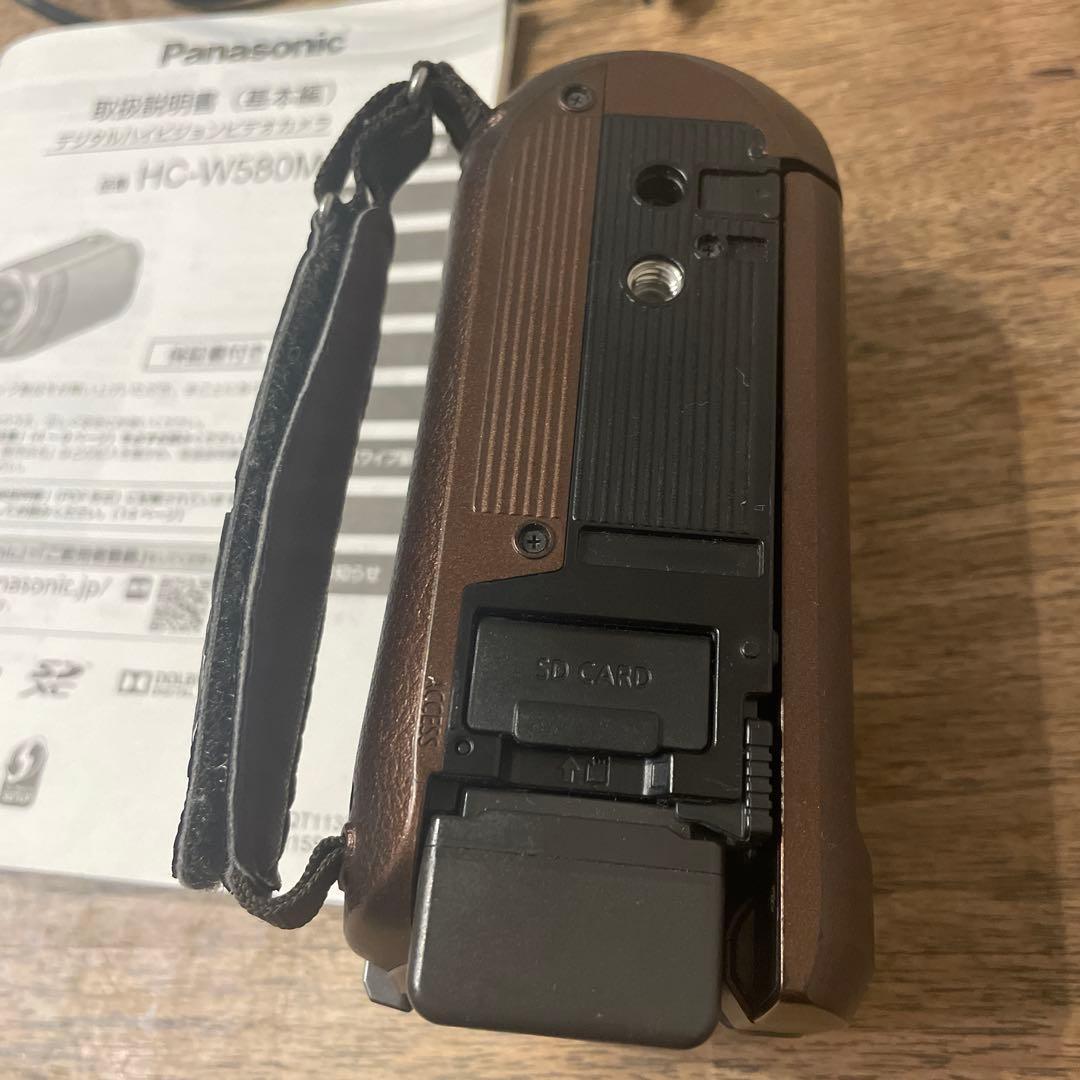パナソニック HDビデオカメラ ブラウン HC-W580M