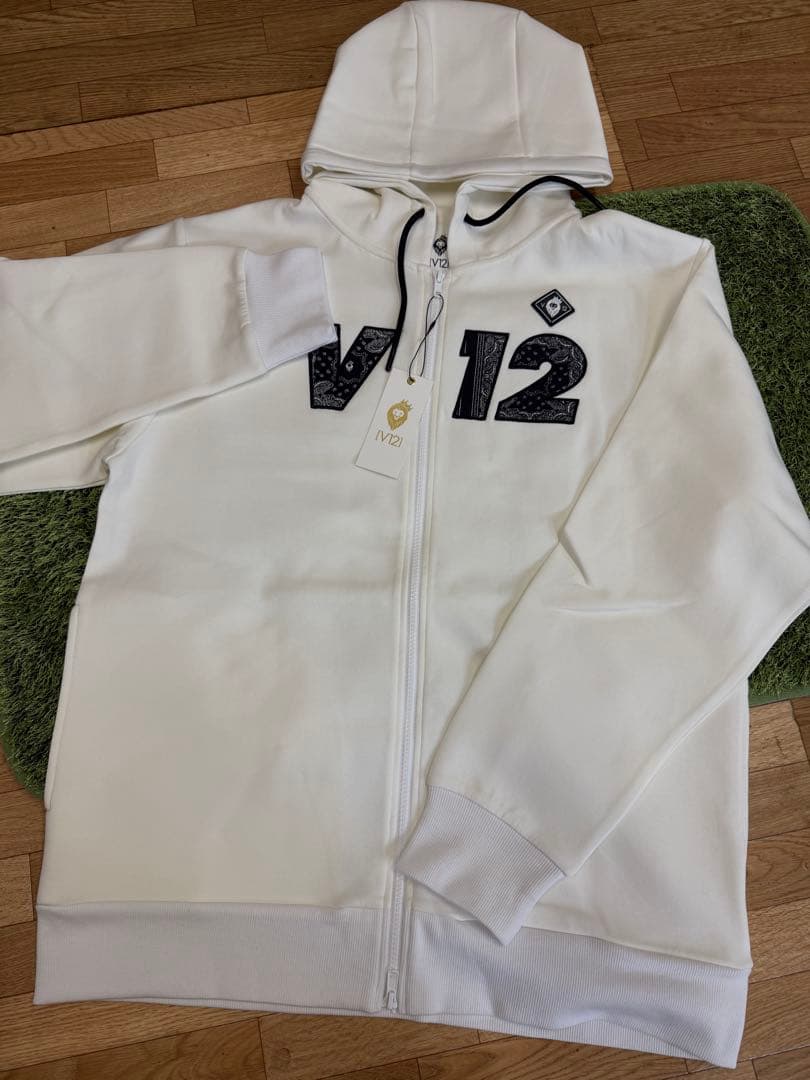 新品正規品V12/XL】BANDANA LOGO PARKA パーカースウェット