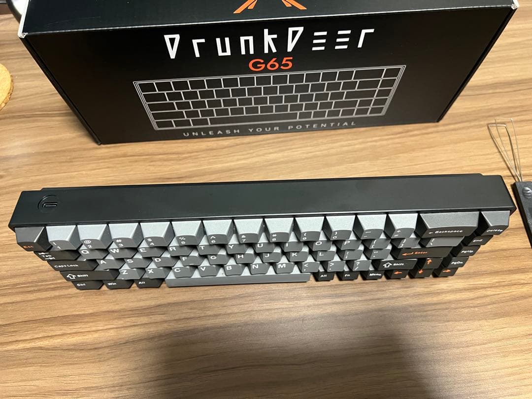 DrunkDeer G65 ラピッドトリガー 磁気スイッチ ゲーミングキーボード
