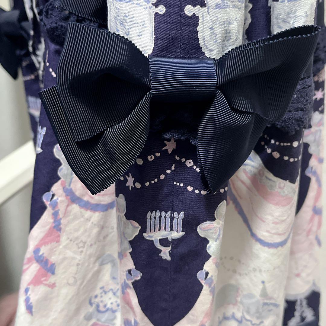 BABY サーカス柄JSK ＆ ボンネットセット