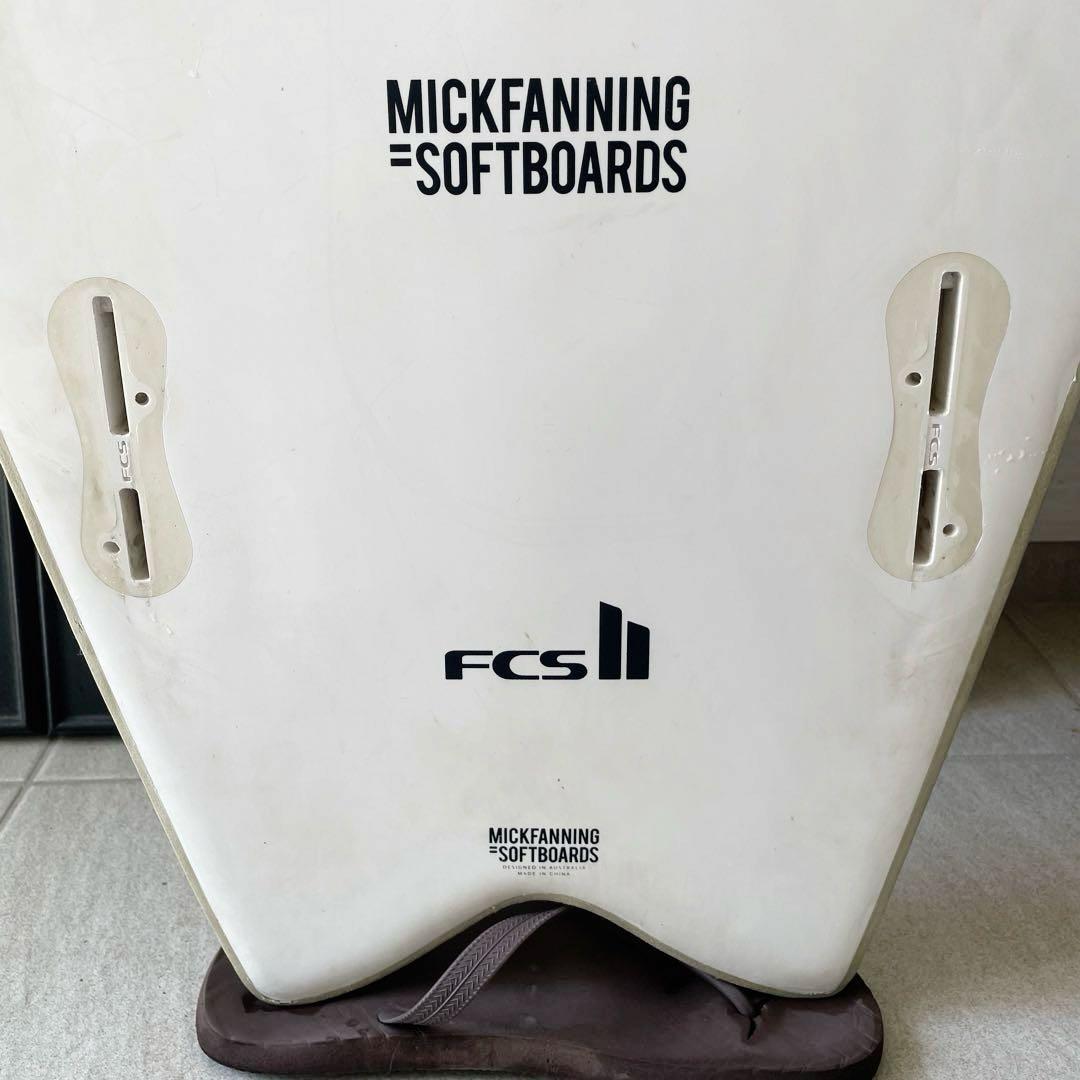 【送料込み】フィン付き MF ソフトボード ツインフィッシュ 5'10