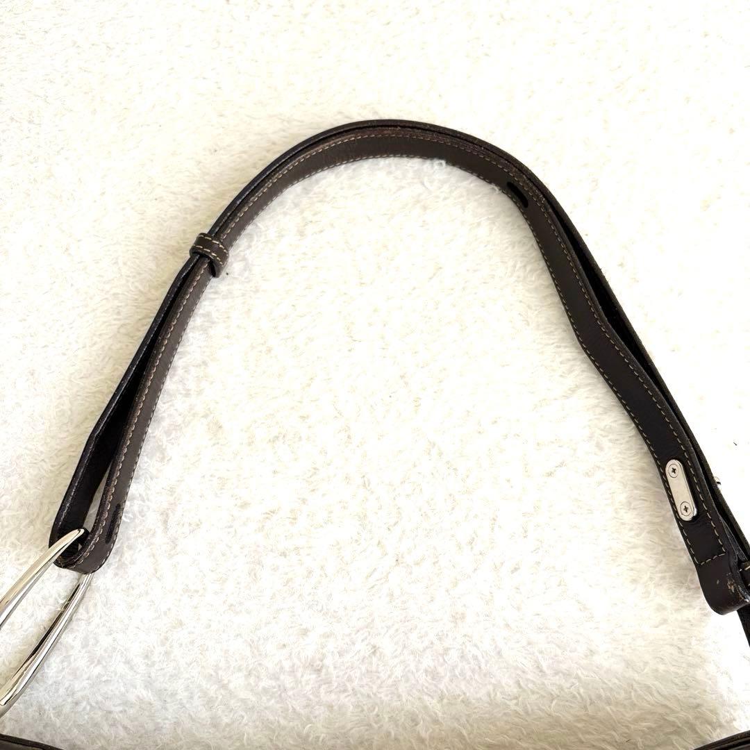 印傳屋 INDEN-YA 印伝屋　ショルダーバッグ　アデヤ　黒漆　カバン