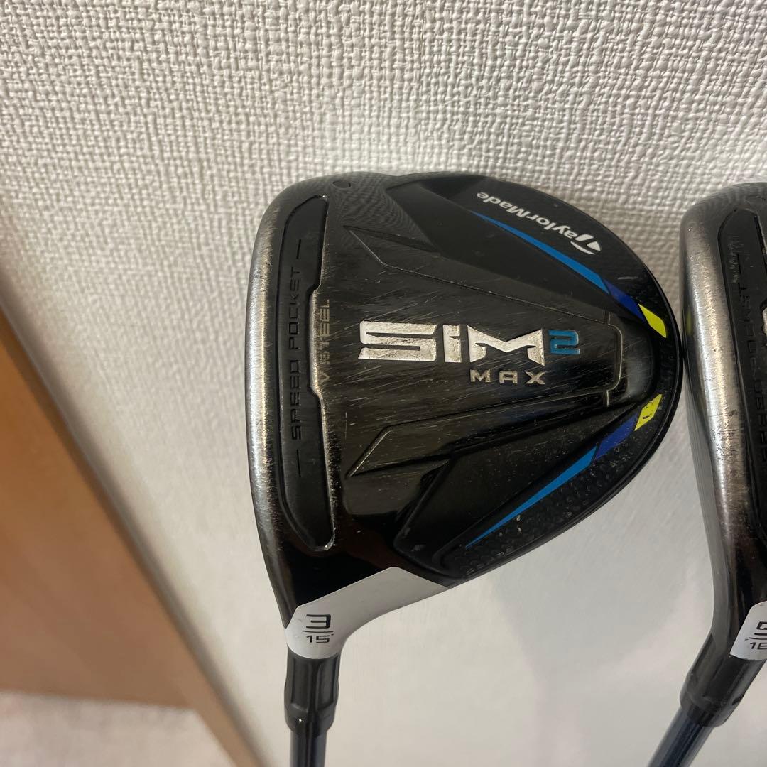 テーラーメイド　SIM2MAX FW 3W・5W 純正シャフトFLEX-SR.R