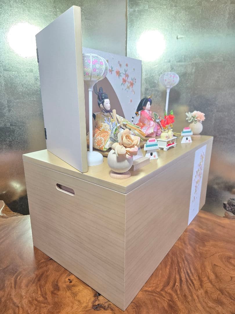 【一点限り】雛人形 収納飾り　SH45