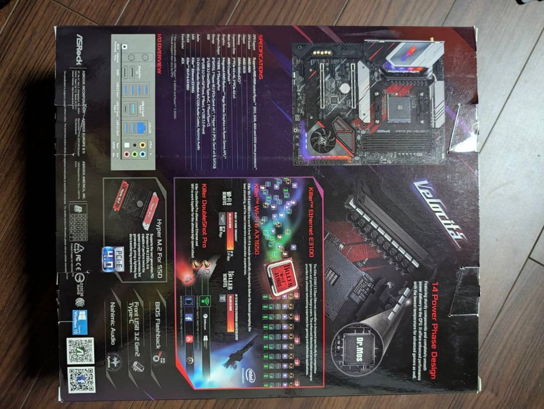 マザーボード ASRock X570 PG Velocita X570