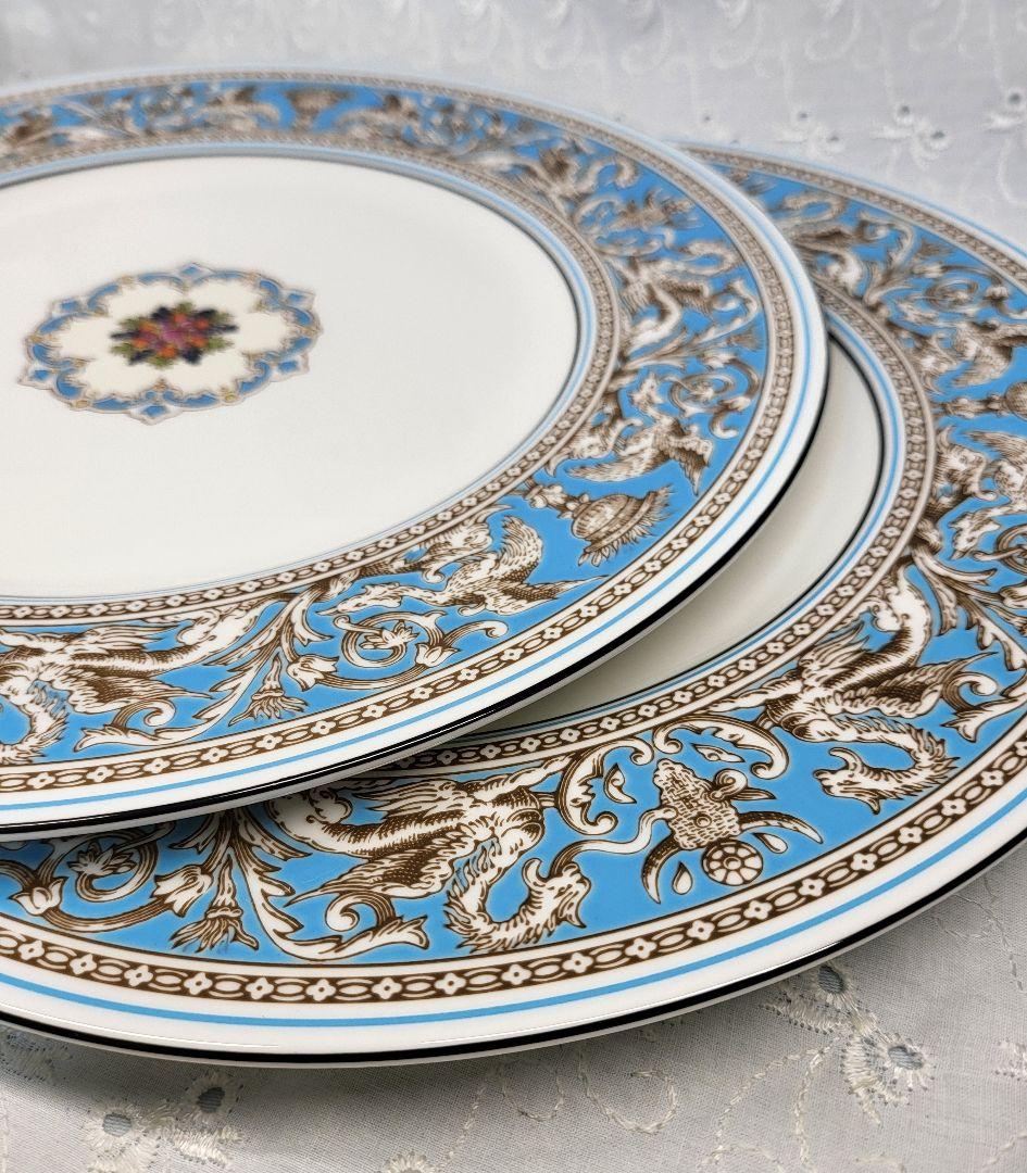 2枚✨未使用✨ウエッジウッド フロレンティーンターコイズ ディナープレート 大皿