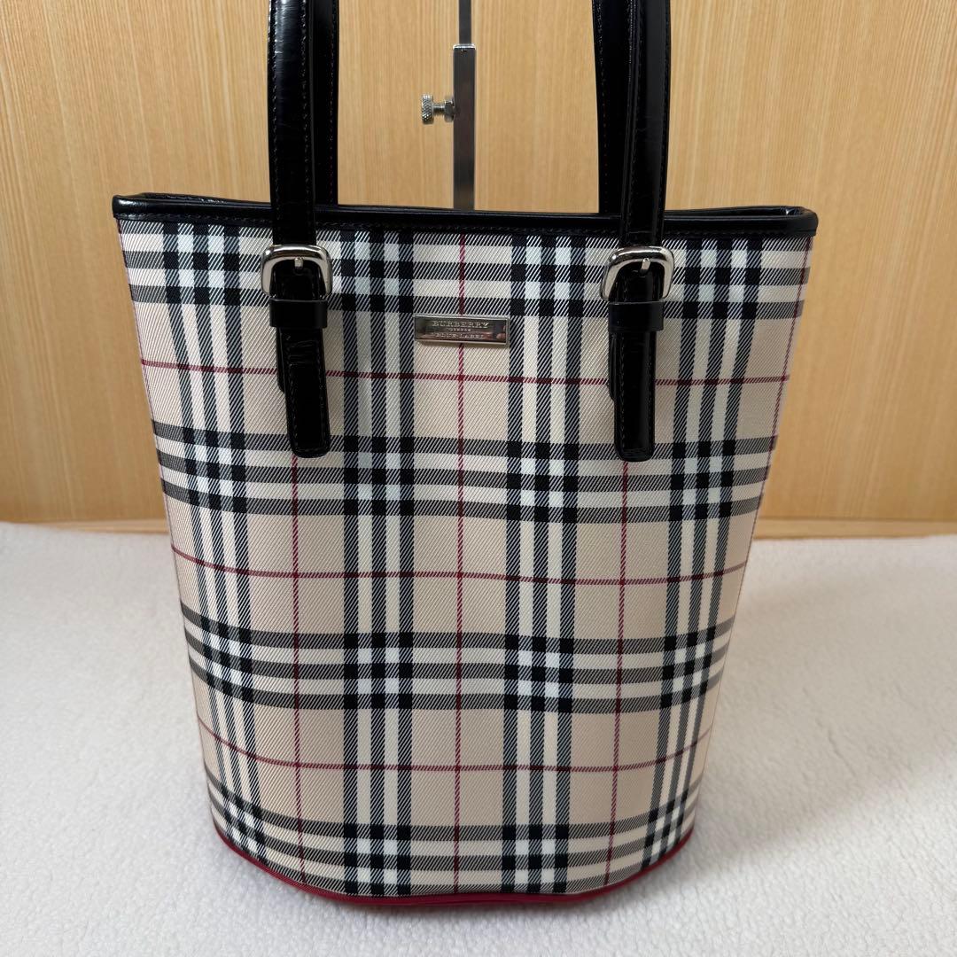 Burberry Blue Label ショルダーバッグ バケツ型 バーバリー