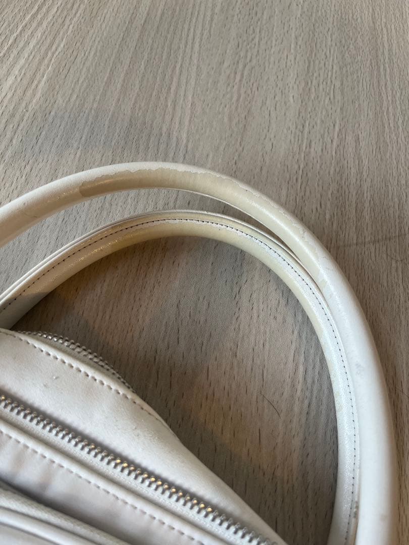 COMME des GARCONSホワイトトートバッグ