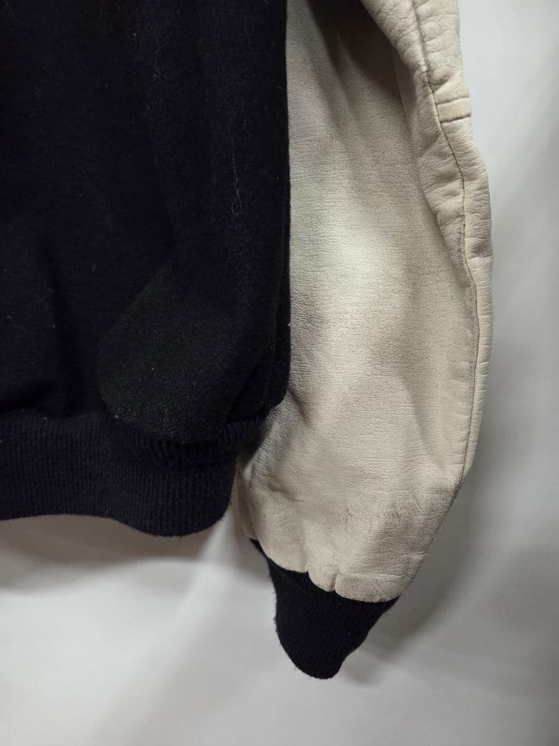 チョークライン ヴィンテージ GIANTS スタジャン ブラック/ホワイト