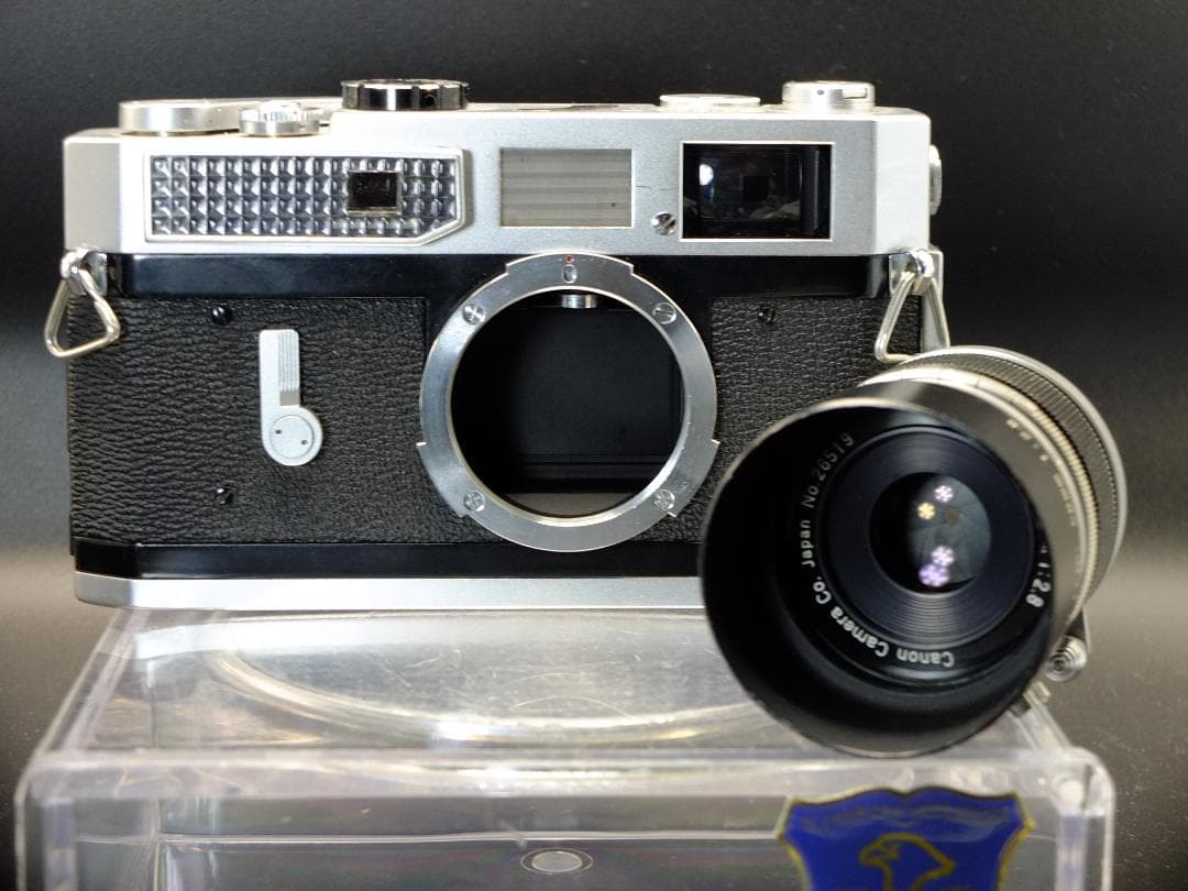 キャノン７／キャノンレンズ50mmf2.8Ⅱフード付【実写確認整備済】