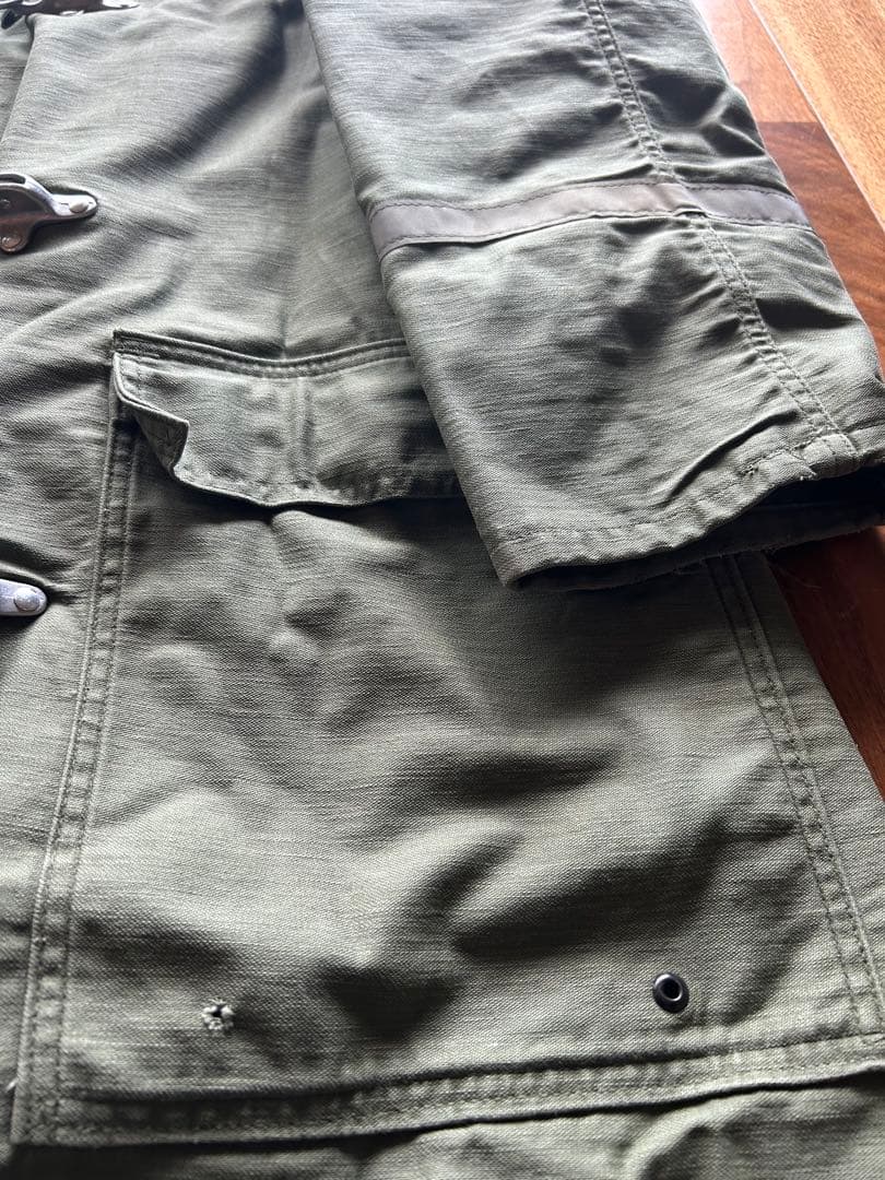 アメリカ軍　ファイヤーマンコート　ヴィンテージ