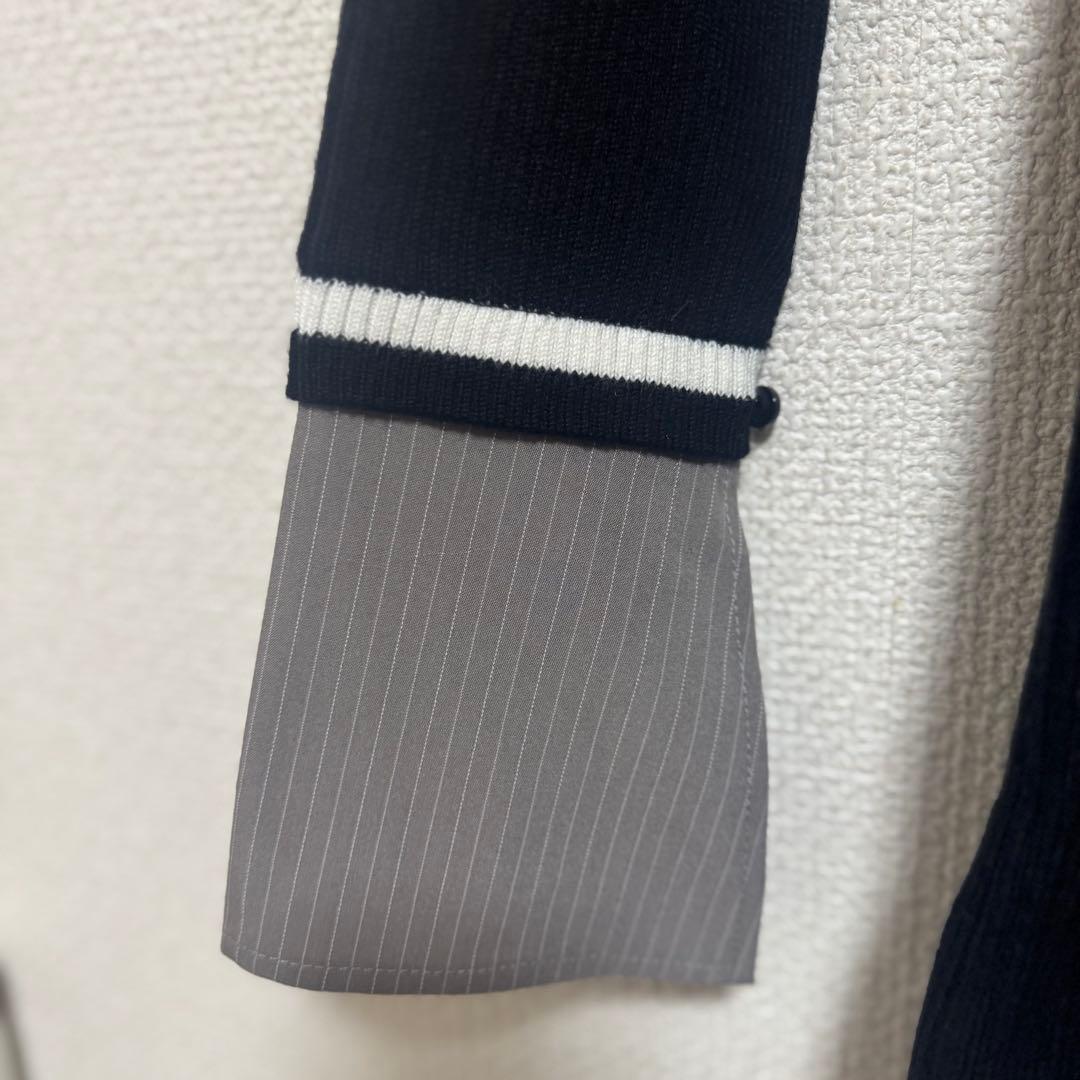 【本日限定価格】リップサービス シャツドッキングプリーツワンピース