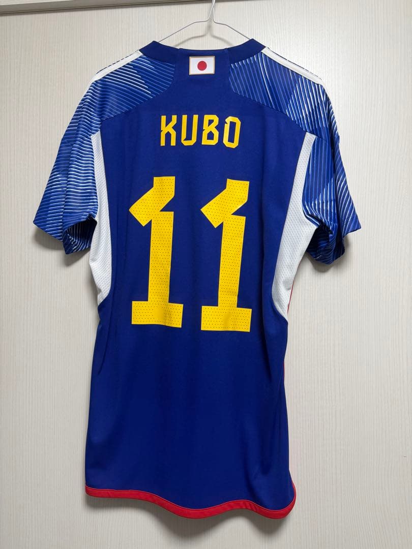 サッカー日本代表 久保建英 ユニフォーム カタールW杯 スペイン戦マーキング