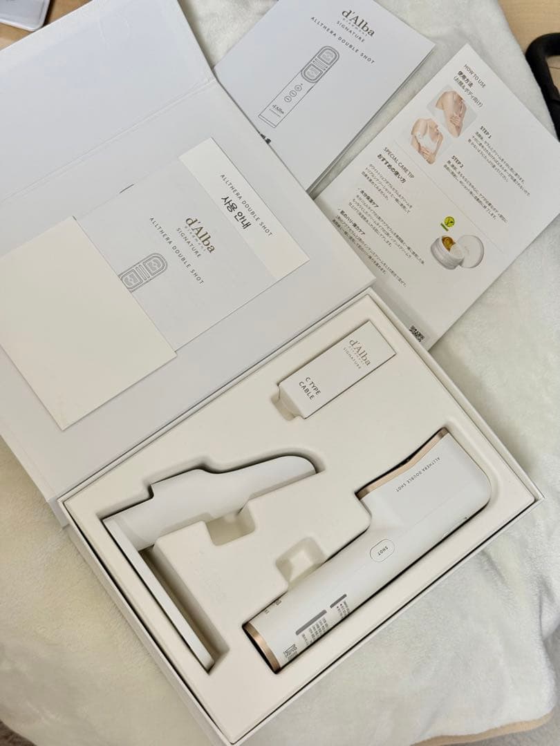 値下げ★d’Alba ダルバ オールセラ ダブルショット 美顔器 正規品