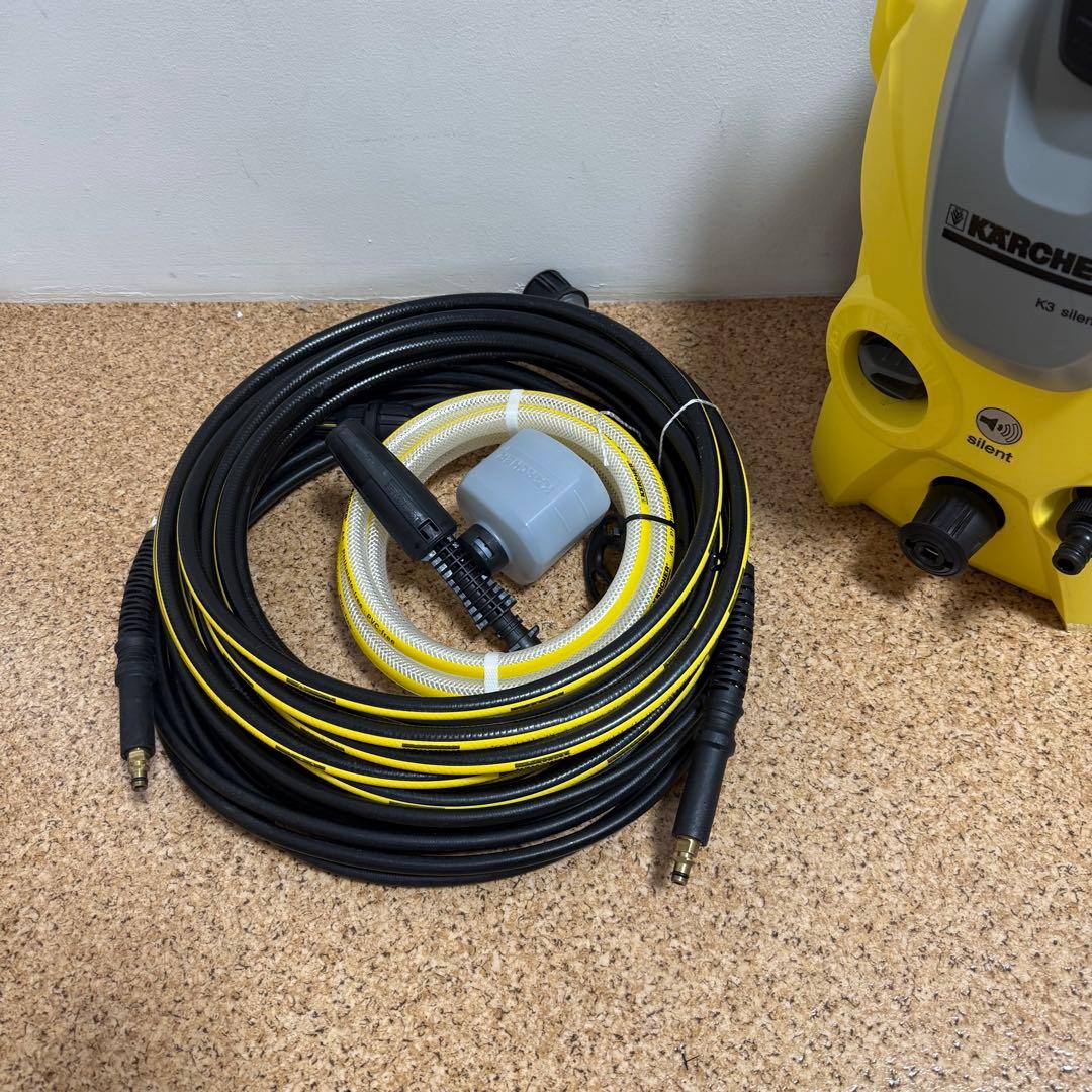 KARCHER K3 Silent 高圧洗浄機 ケルヒャー　付属品多数　50Hz