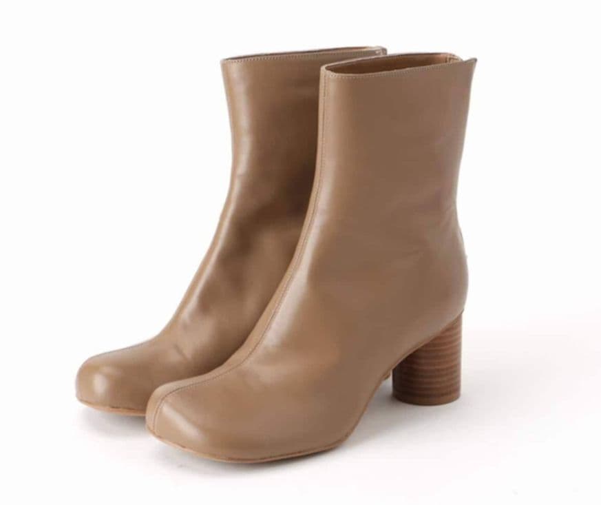 スローブイエナ スクエアトゥショートブーツ