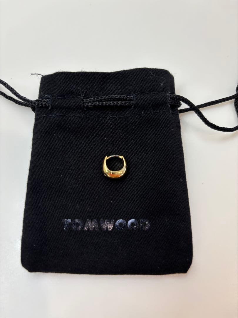 TOMWOOD ゴールド片耳用ピアス