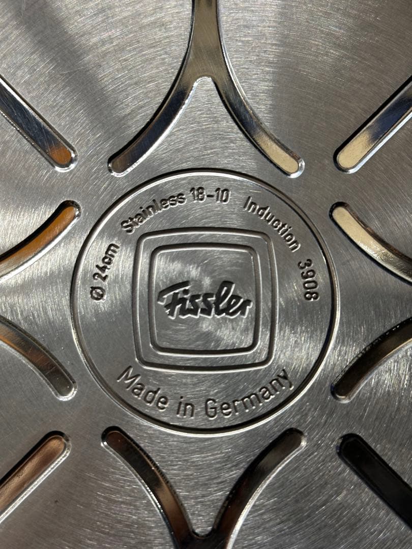 【USED美品】Fissler フィスラー 18-10 フライパン　24cm