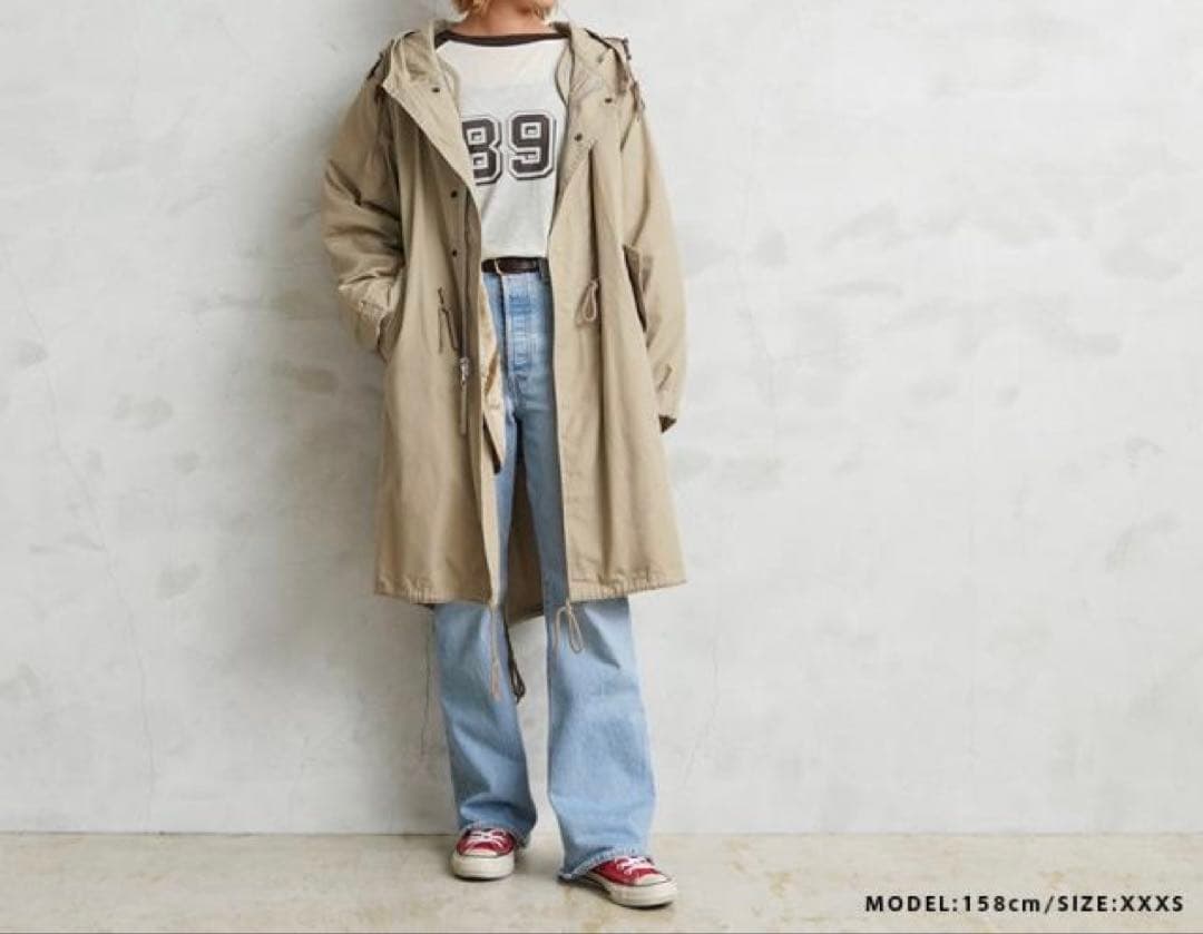 【TKミッシェル】HOUSTON米軍 M-51パーカモッズコート青島コート