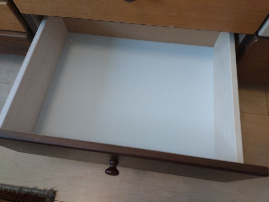 ニトリ　引き出し収納チェスト（ダークブラウン）